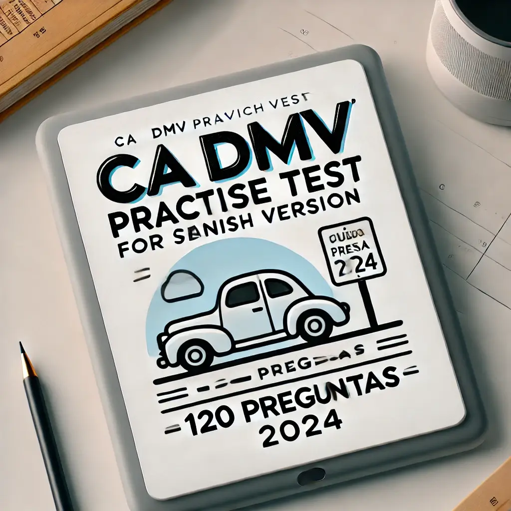 CA DMV Practice Test For Seniors Spanish Version 120 Pregunta 2025