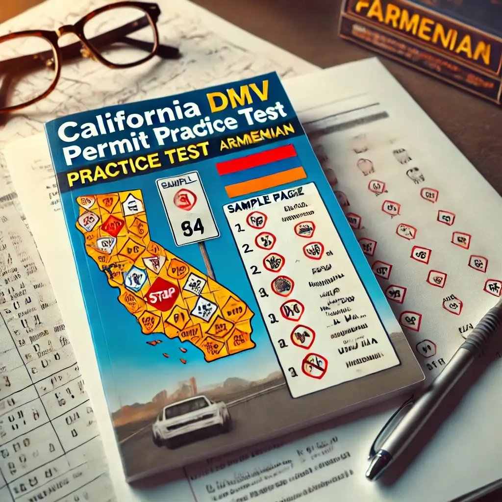 California DMV Written Test in Armenian 2024 Sample Test 1 Free