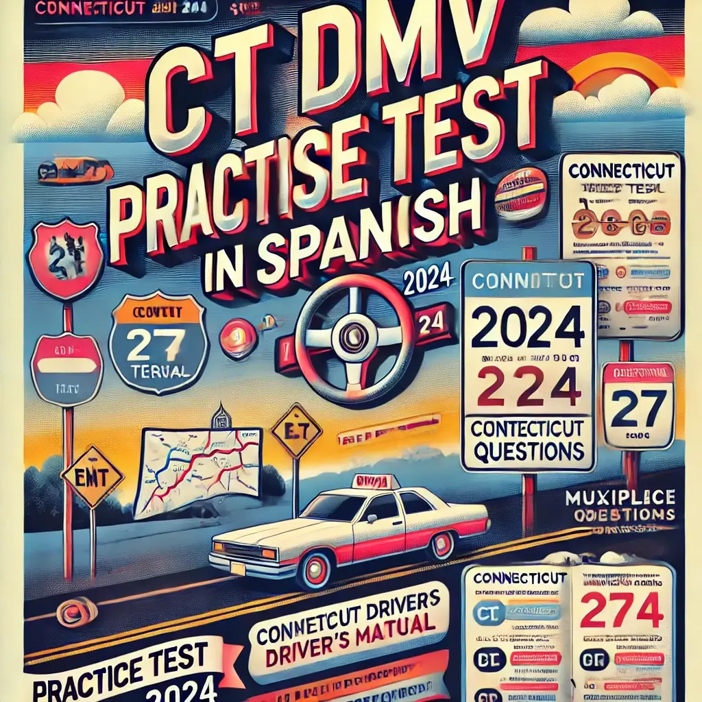 CT DMV Permit Practice Test in Spanish