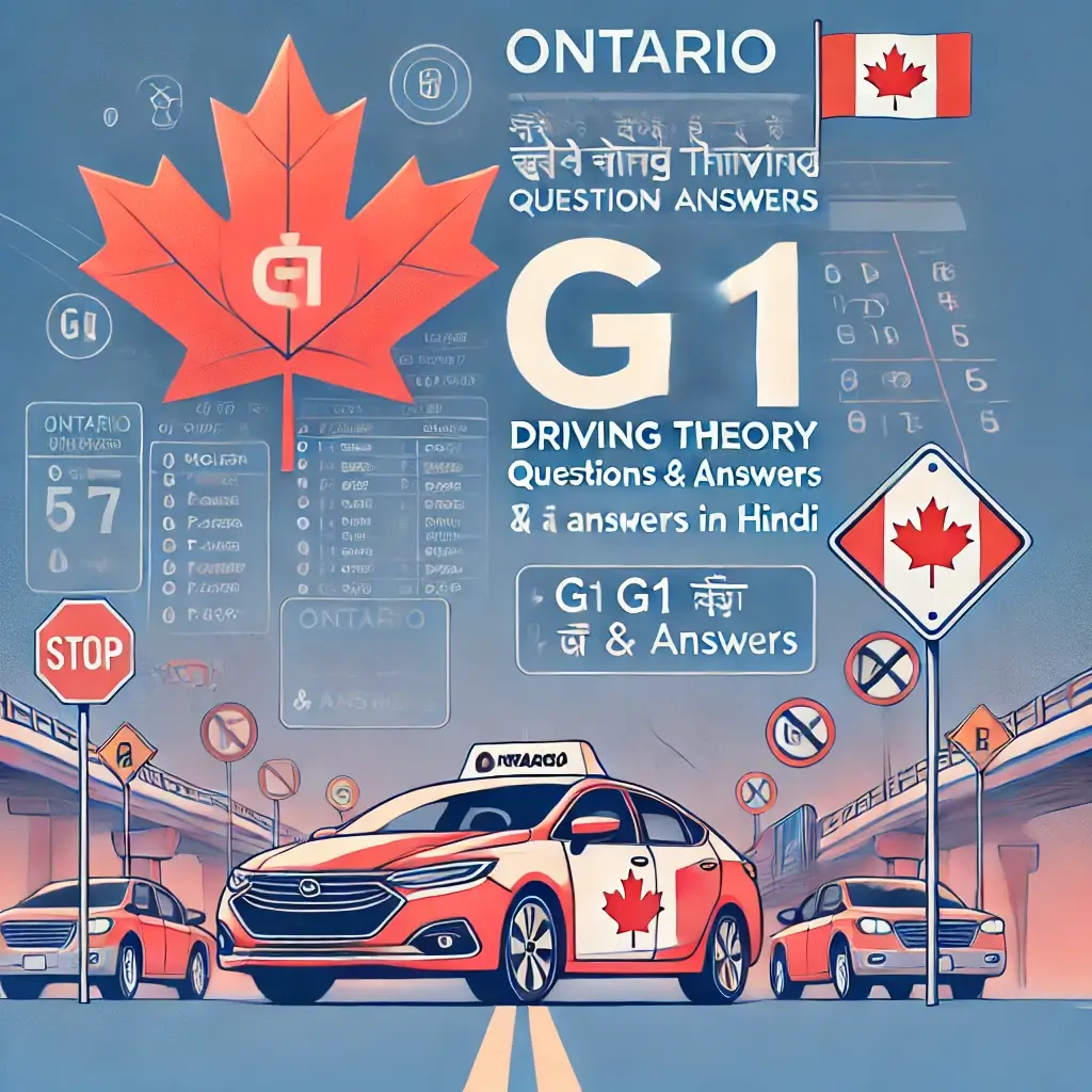 Ontario G1 Practice Test in Hindi [2024 UPDATED]