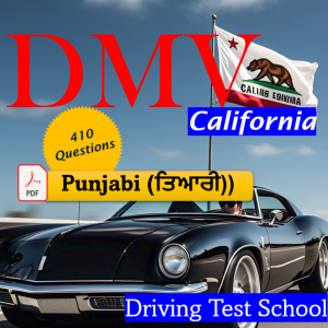 DMV Practice Test in Punjabi | California 2025 Study Guide + Cheat Sheet [PDF] | 194 Pages