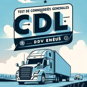 DMV CDL General Knowledge Test in French