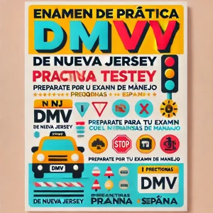 NJ DMV Practice Test in Spanish 2025 Questions Answers.