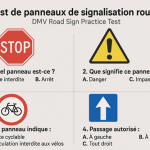 DMV Road Sign Practice Test Questions in French