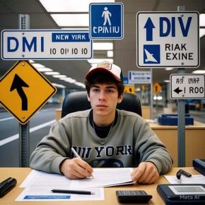 New York State DMV Practice Test in Yiddish