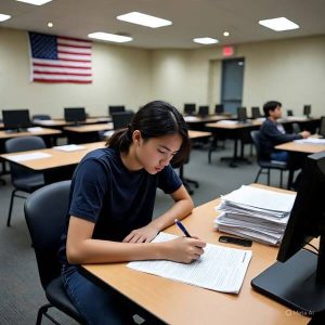 Virginia DMV Practice Test in Thai