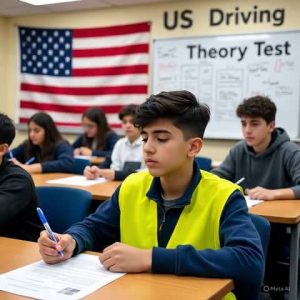 Alabama Permit Test Questions in Arabic