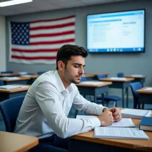 Illinois Learner's Permit Test in Arabic