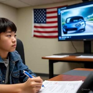 Wisconsin DMV Knowledge Test in Hmong