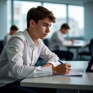 Oklahoma Learner’s Permit Test Question in Spanish